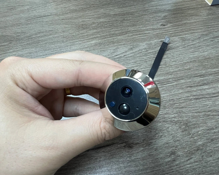 Tuya Smart 3MP 140° Wide View Angle Mini Digital Peephole Eye Viewer WiFi IR PIR Detection Doorbell Door Camera Alexa Google