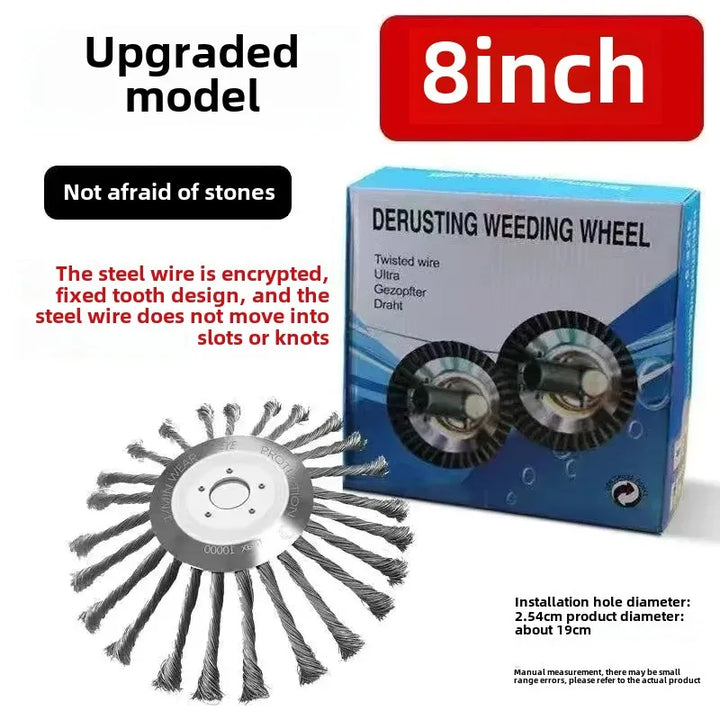Universal Lawn Mowing Tool Steel Wire Rotary Blade Grass Cutter Garden Care Equipment Lawn Trimmer Accessory
