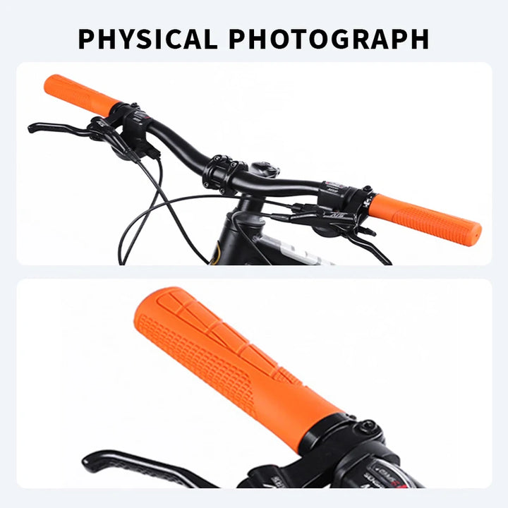 BUCKLOS Bicycle Handlebar Grip Ergonomic Lock on Bike Handle Cover Shock-absorbing Cycling Handles Bar Soft Mtb Grips