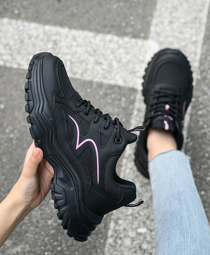 Safety Shoes Women Work Sneakers Structured Shoes Pneumatic-Proof Protective Shoes Work Boots Steel Toe Female Platform Shoes