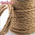 Vintage Rope Twisted Electrical Wire Hemp Rope Woven Textile Wire Twisted Cable Braided Retro Pendant Light Cord 2*0.75mm