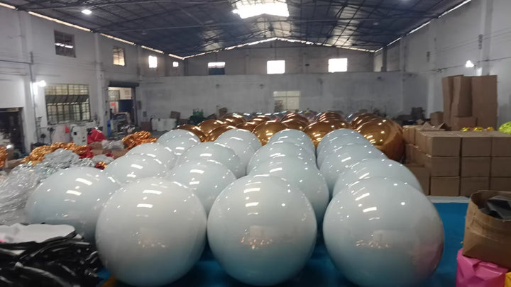 Giant event decoration PVC ball mirror balloon, inflatable reflective ball, shiny inflatable mirror ball