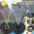 Waterproof Solar Fountain Pump Energy-saving Plants Watering Colorful Bird Bath Solar Fountain Outdoor Garden Pool