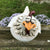 Chicken Sitting on Fence Decor Garden Statues for Fences Rooster Wall Art Yard Sculptures Farm Patio Lawn Decoration