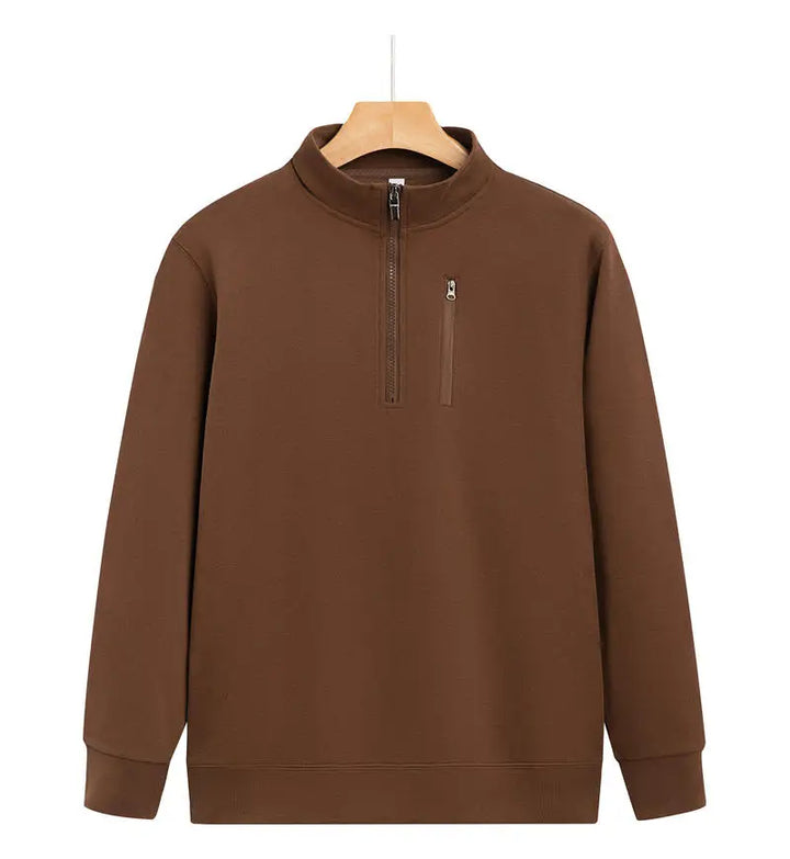 customized LOGO New Men's Sweatshirt Arm Zipper Men's Pocket Zipper Long Sleeve Casual Sports Shirt LS-GT2519