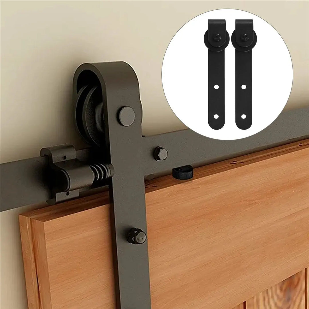 Cabinet Sliding Barn Door Hardware Kit Super Mini Sliding Door  Kit Top Mount Hanger Track Closet
