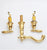 Basin Faucet Brass Gold Widespread Bathroom  Antique Sink  3 Hole Hot And Cold Water  Tap Pop Up