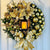 Christmas Wreath With Lamp Bow Ball Big Red Flower Navidad Party Wall Door Window Fireplace Staircase Balcony Garden Wreath 2023