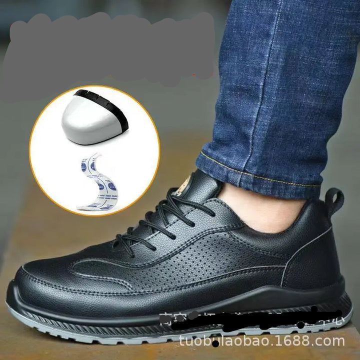 Insulated Safety Work Shoes Electrician Anti-impact Wear-resistant Injection Moulded Sole Breathable Protective Labor Protection