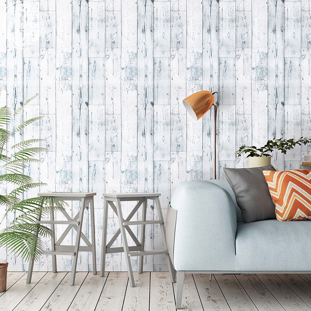 Self Adhesive Vintage Wood Grain Wallpapers Roll PVC Retro Contact Paper for Walls Desk Kitchen Cabinets Countertops Waterproof