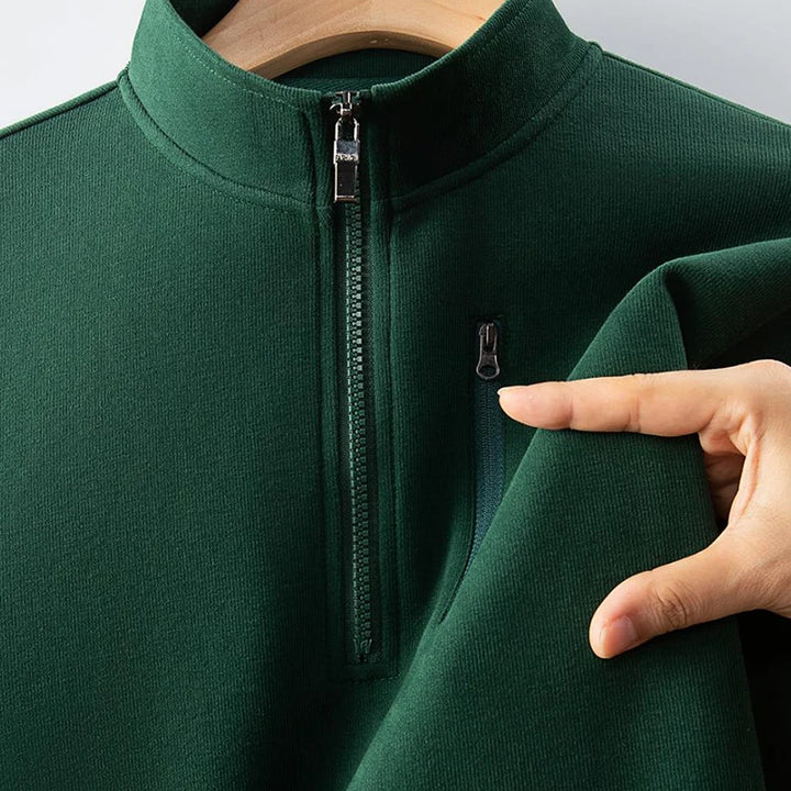 customized LOGO New Men's Sweatshirt Arm Zipper Men's Pocket Zipper Long Sleeve Casual Sports Shirt LS-GT2519