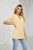 Womens Summer Tops V Neck Ruffle Sleeve Blouses Short Sleeve Casual Tops T-Shirts For Women