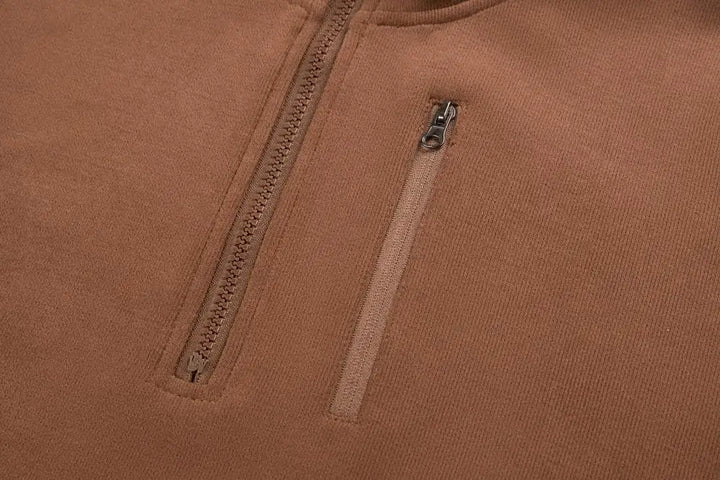 customized LOGO New Men's Sweatshirt Arm Zipper Men's Pocket Zipper Long Sleeve Casual Sports Shirt LS-GT2519