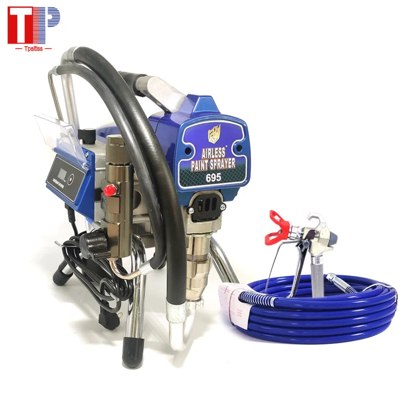 Tpaitlss  110v 2200w 3.2L/min 695 Hvlp Power Electric Airless Spray Machine for Decorate