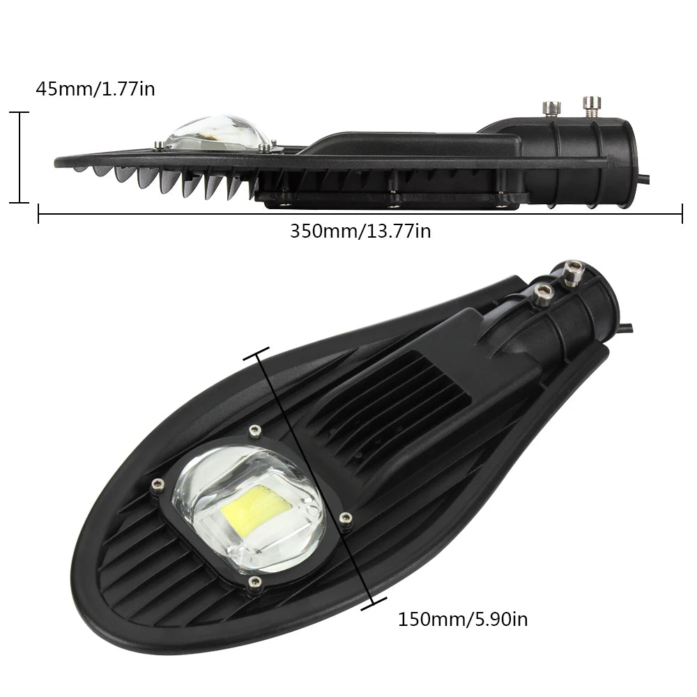 30W 50W 100W Street Light 150W LED Outdoor Lights for Garden Lights Road Lamp AC110V 220V 230V 240V COB Streetlight Lighting
