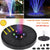 Waterproof Solar Fountain Pump Energy-saving Plants Watering Colorful Bird Bath Solar Fountain Outdoor Garden Pool