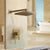 KEMAIDI Shower Faucet Sets 8 inch Antique Brass Round Rainfall Shower Head Wall Mounted Bathroom 2 Handles Shower Systerm