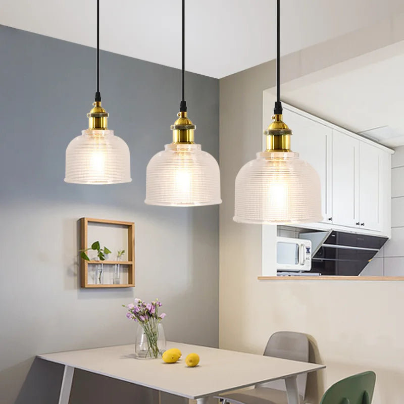 Stained glass Pendant Lights E27 holder Vintage Classic hanging lamp for Dining Room Bedroom Bedside Bar Cafe Luminaire Decor