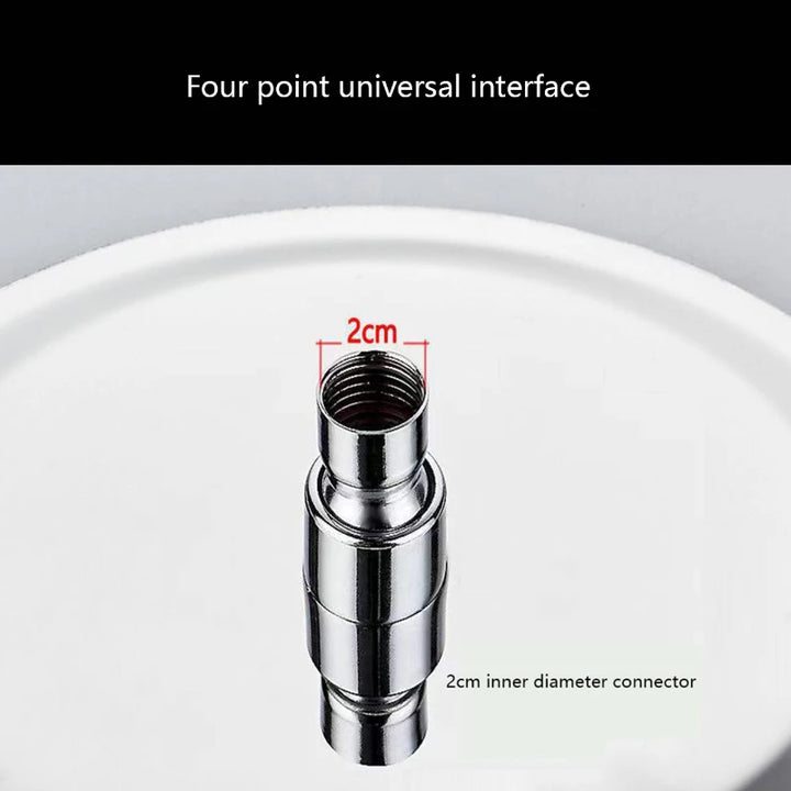 4/6/8/10/12 Inch Pressurized Rain Shower Head Stainless Steel Square Round Rain Shower Head Large Water Outlet Shower Head