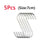 5/10Pcs S-Shape Hook Stainless Steel Clothes Bags Towels Plants Hanging Rack Multi-function Kitchen Bedroom Railing Hanger Hook