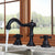 YANKSMART Bathroom Bathtub Retro Spout Golden Polished 3 Pieces Basin Sink Brass Faucets Deck Mounted Cold & Hot Water Mixer Tap