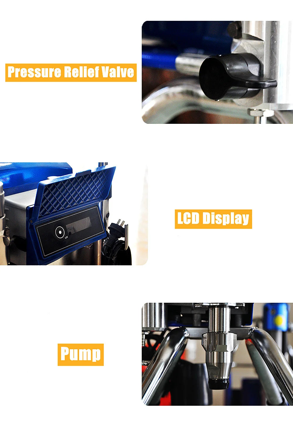 2.5L/3L High-power Electric High-pressure Airless Spraying Machine Emulsion Paint Wall Household Sprayer Painting Machine