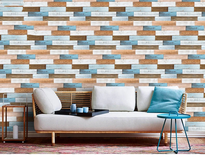 Wood Vinyl Wallpaper Roll Wood Grain Self Adhesive Wallpaper Kitchen Wardrobe Cabinet Furniture Contact Paper Renovation Door
