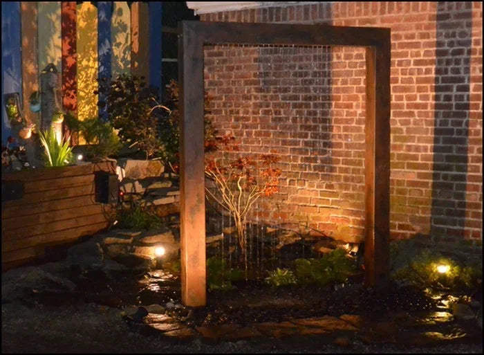 Home and Garden Products Decorative Metal water Curtain and Water Fountains in Garden and Yard