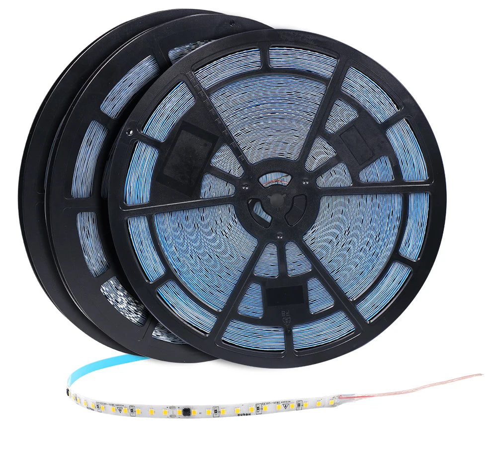 10M 20M 50M/Roll AC 220V 240V LED Strip NO Need Driver IP44 3000K 4000K 6000K 2835 120Leds/M Flexible Ribbon Rope Tape Light