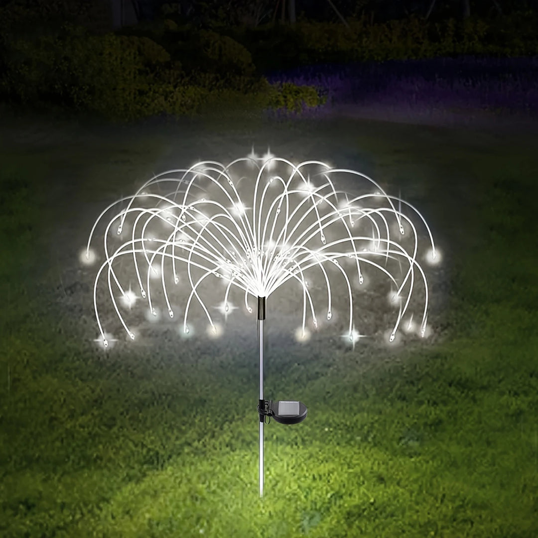Solar Garden Lights Solar Firework Lights 90 LEDs Outdoor Waterproof for Garden Patio Walkway Pathway