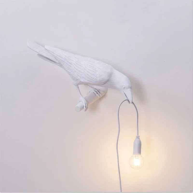 Modern Lucky Bird Table Lamp Bedroom Bedside Living Room Table Lights Resin/Fixture Wall Lamp