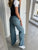 MiuKoMiYa Straight Leg Jeans For Women High Waist Gray Long Wide Denim Pants Vintage Blue Boyfriend Jeans
