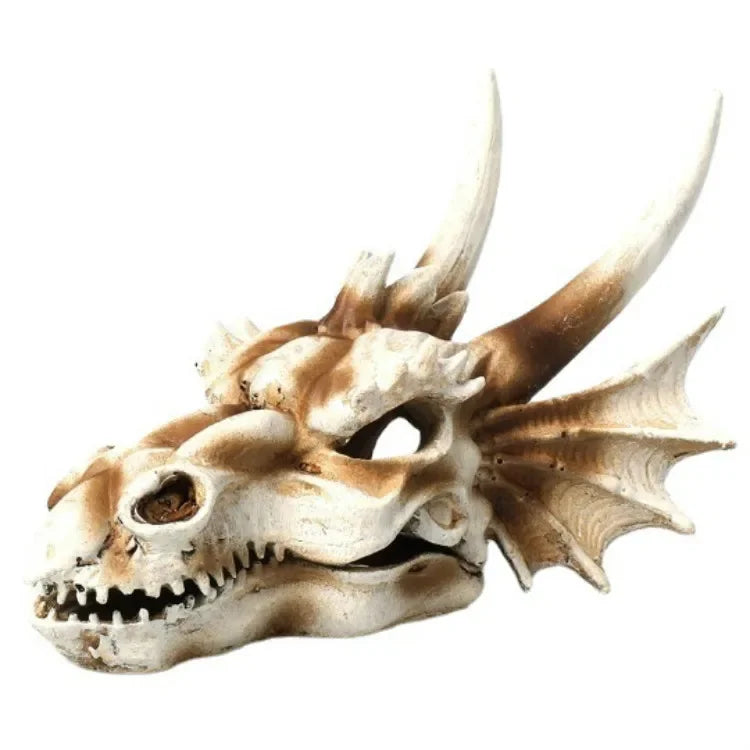 Fossil Statue of Erathia Dragon Elder Skull Fossil Statue for Medieval Dragon Age Fans Game of Thrones Dungeon and Dragon lovers