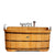 A17 Couple Double Bath Barrel Two-Person Wooden Barrel Solid Wood Bathtub Full Body Adult Bath Bucket Adult Home Use