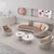 Relaxing Cozy Fancy Sofas Living Room Modern Nordic Recliner Lazy Puffs Sofa Chaise Lounge Floor Divani Da Soggiorno Furniture