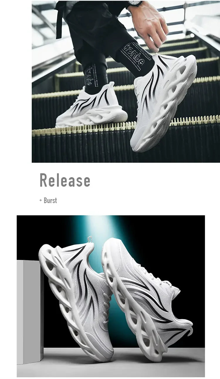 Men Sports Shoes Luxury Casual Sneakers Mesh Running Shoes Summer Lightweight Platform Fashion Basketball Walking Shoes for Men
