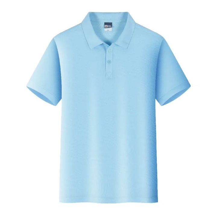 custom logo Summer New Men Polo Shirt  Short-sleeved Casual Solid Tops Custom Printing Your Own Design Photo or Logo Women Polos