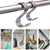 5/10Pcs S-Shape Hook Stainless Steel Clothes Bags Towels Plants Hanging Rack Multi-function Kitchen Bedroom Railing Hanger Hook