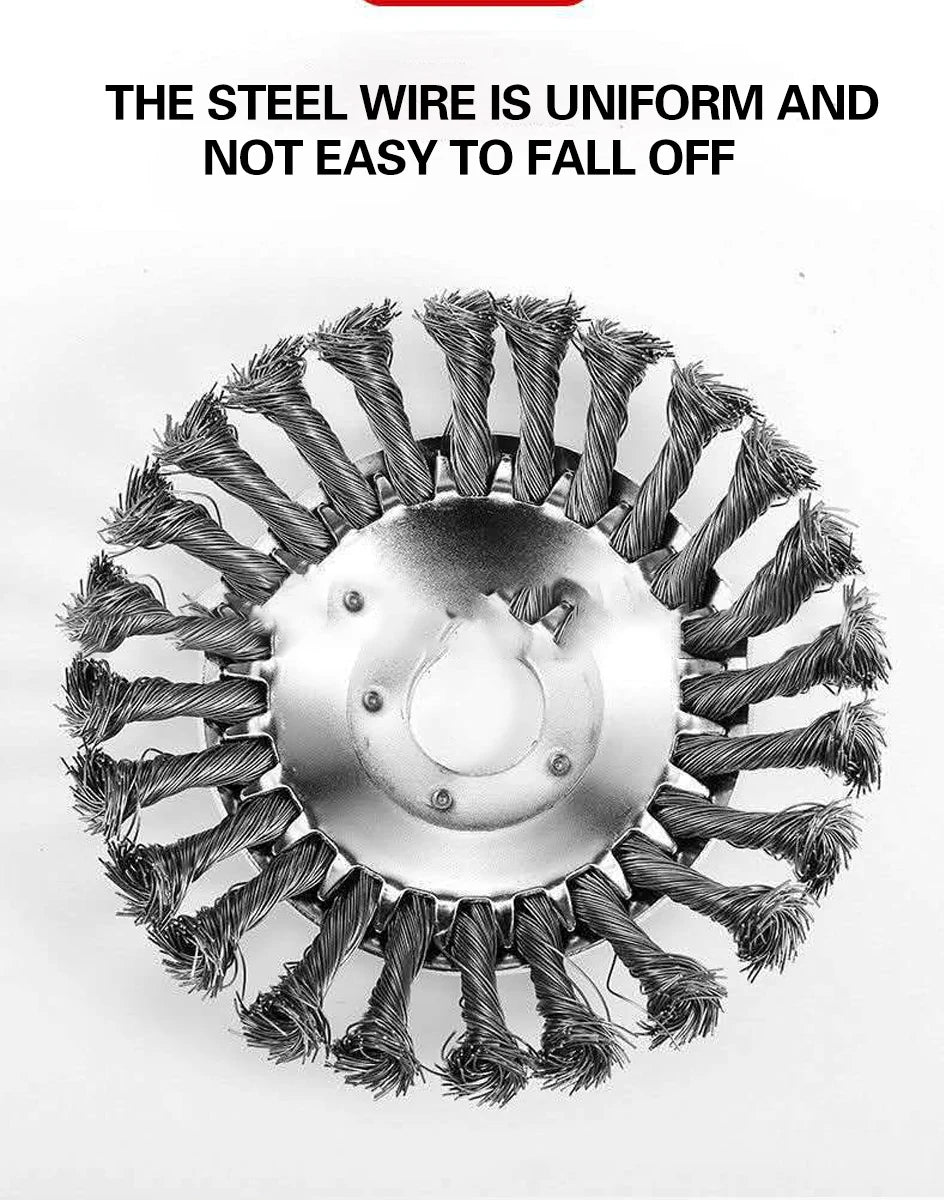 6/8/10 Inc Steel Grasss Trimmer Head Brushcutter Wire Debroussailleuse Weed Brush Blade for Garden Lawnmover Power Tool