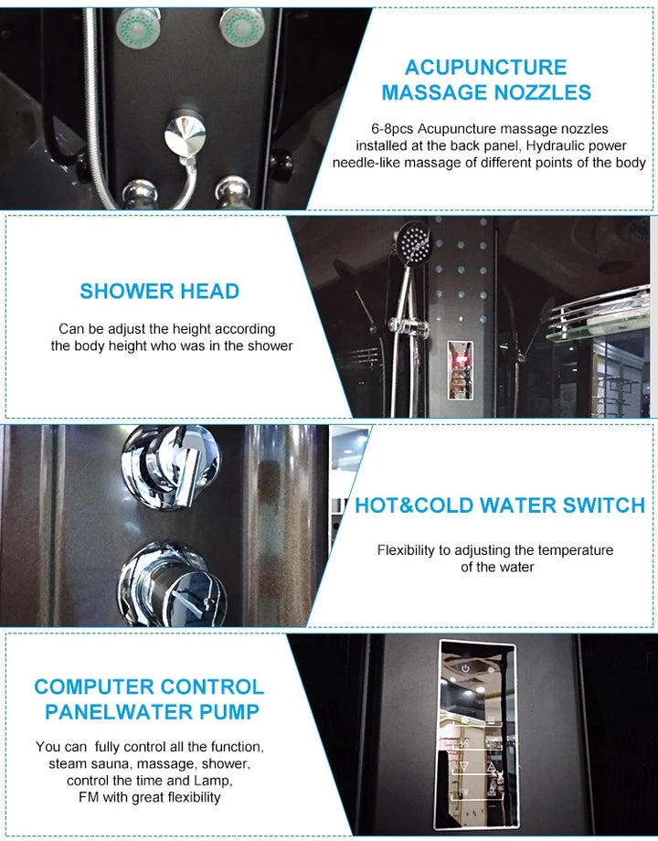 Generator Bathtub Enclosuregt0530 Maya Tub Cabinet Shower and Steam Bath