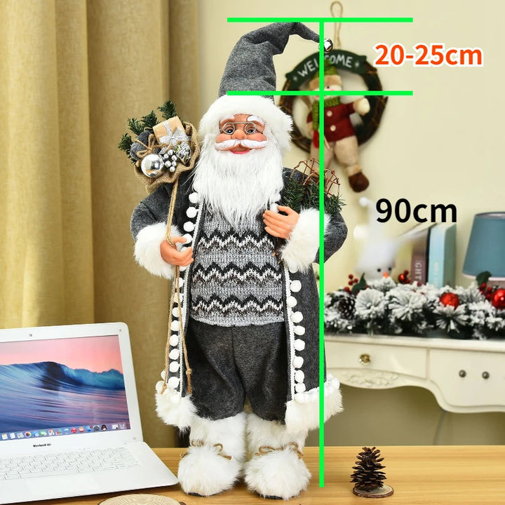 90cmThe New Big Santa Claus Doll for Large Christmas Tree
