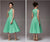 Vintage Dress Sleeveless O-neck Vestidos Women Elegant Thin Dot Printing Mid-Calf Casual Dress Female 2023 Summer New