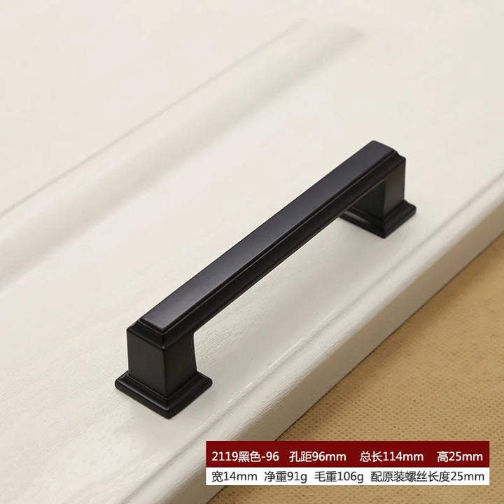 American Style Piano Black Hardware Cabinet Knob Handle European Style Garden Cabinet handle  Cabinet Knob Door Pull