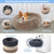 Round Pet Bed for Large Dog Bed Donut Long Plush Cat Bed for Medium Dog House Winter Warm Sleeping Pet Kennel Removable Dog Sofa