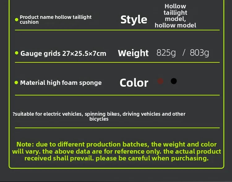 Bicycle Seats for Comfort Men  Women Oversized & Extra Soft Padded Bike Seat Cushion Comfortable Large Bike Saddle Mountain
