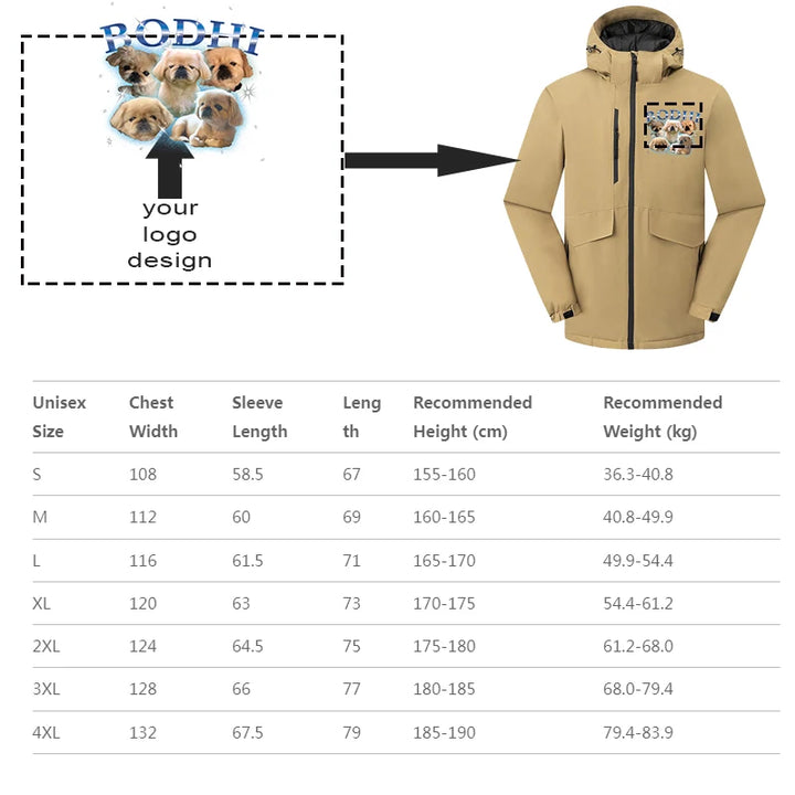 customized logo Spring Autumn Brand Men's Windproof Zipper Jacket Casual High Quality Hooded Baseball Jacket Outdoor C2366