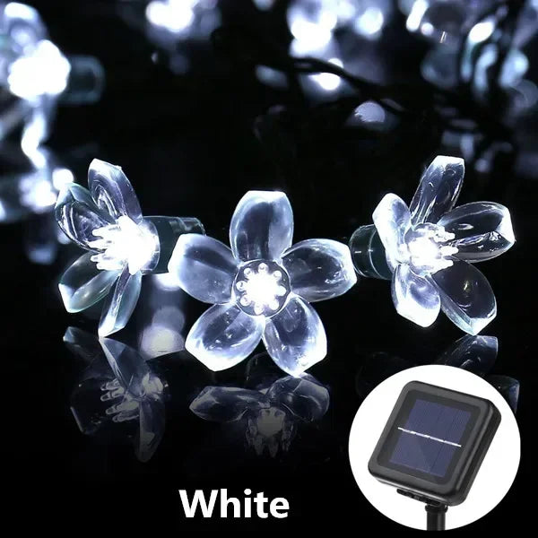 Solar Bee LED String Lights Outdoor Holiday Party Lighting Night Lamp for Garden