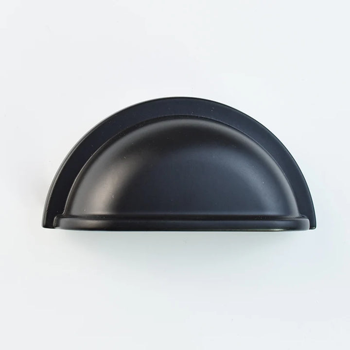 TENCHTWO Retro Kitchen Furniture Handle Black Silver Shell Drawer Door Knobs Wardrobe Cupboard Closet Shoe Cabinet Knob And Pull