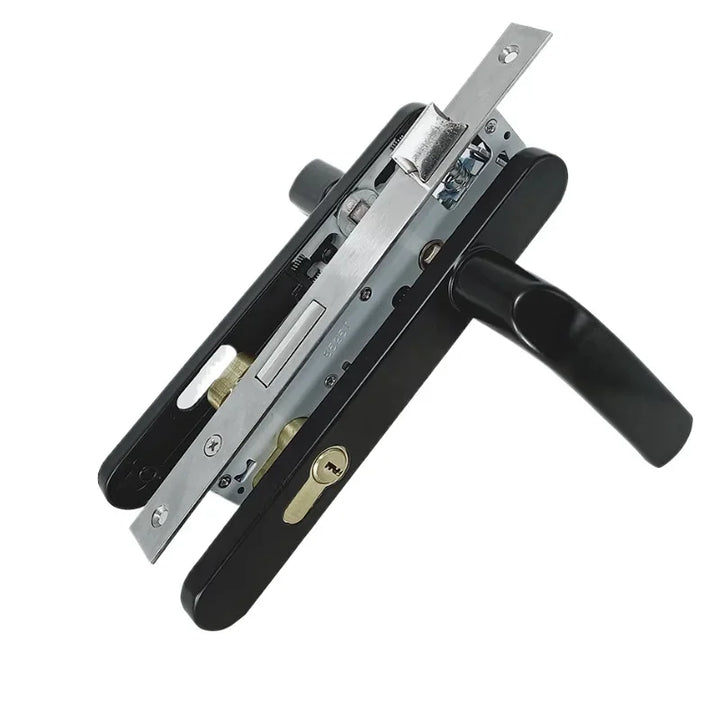 Broken Bridge Aluminum Alloy Door Lock, Swing Door, Plug-in Multi-point Handle Lock