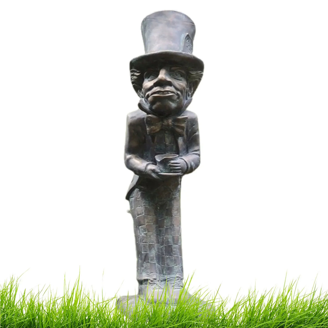 New Alice In Wonderland Garden Statue Caterpillar Rabbit Cheshire Cat Sculpture Resin Crafts Indoor Outdoor